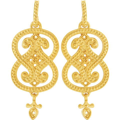 Earrings > Dangle > Design > Granulated