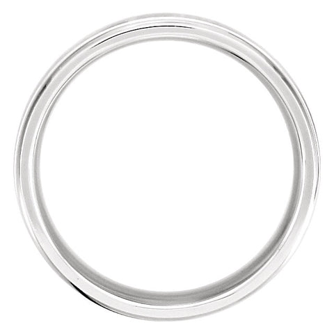 Finish > Satin > with > Band > Carved > Fancy > 8mm