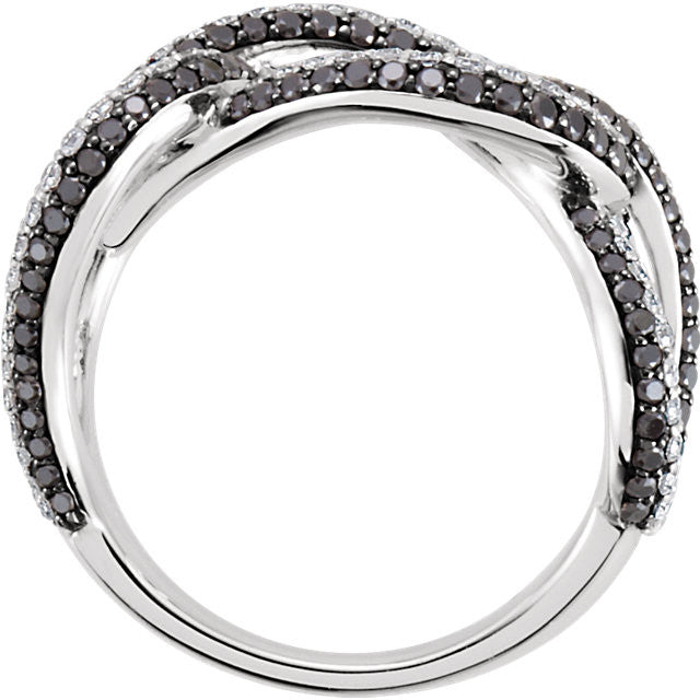 Ring > Diamond > Black & White > 5/8 CTW > 1