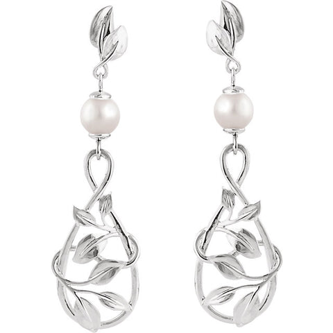 Earrings > Pearl > Cultured > Freshwater > 6mm