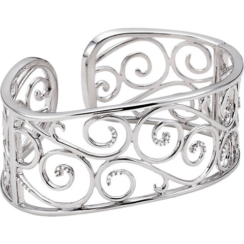 Bracelet > Cuff > Diamond > 1/4 CTW