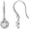 Earrings > Diamond > 3/8 CTW > Moissanite > Created