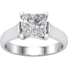 Ring > Moissanite > Created > Brilliant > Forever > Square > 6.5x6.5mm