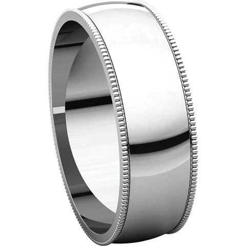 Band > Milgrain > Light > 6mm