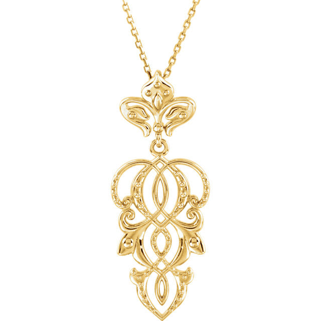 Necklace > 18" > Dangle > Decorative