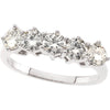 Band > Anniversary > Moissanite > Created > 5-Stone > Round