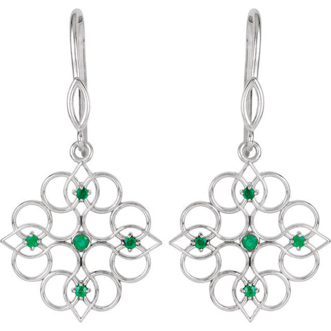 Earrings > Emerald