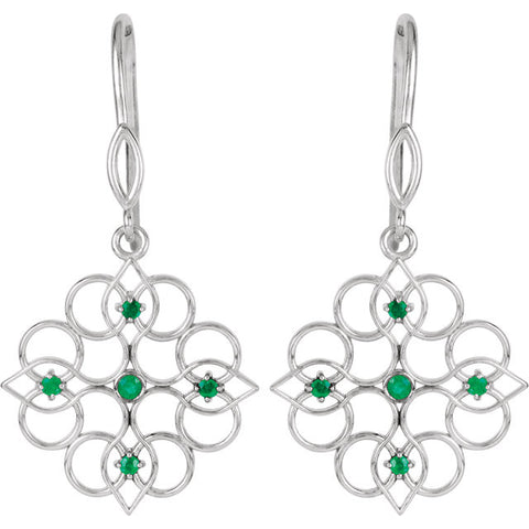 Earrings > Emerald