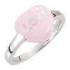 Ring > Shaped > Heart > You" > Heart > "I > Enamel > Yellow