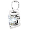 Pendant > Round > Moissanite > Created