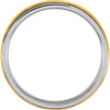 Band > Fit > Comfort > Two-Tone > 5mm > Yellow > Silver & 10kt > Sterling