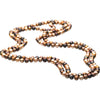 Necklace > Rope > Pearl > Chocolate > Dyed > Cultured > Freshwater