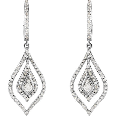 Earrings > Diamond > CTW > 1