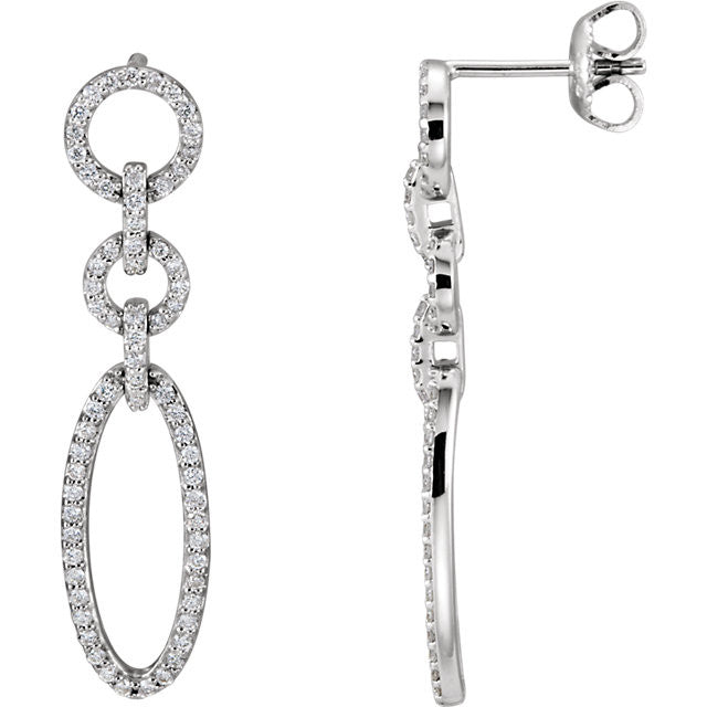 Earrings > Diamond > 5/8 CTW