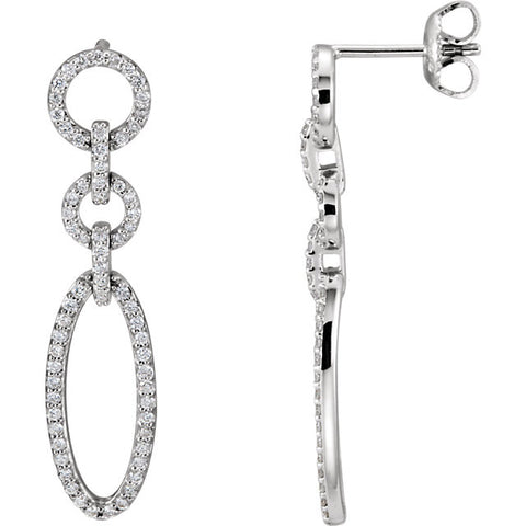 Earrings > Diamond > 5/8 CTW