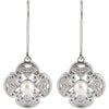 Earrings > Diamond > .04 CTW > & > Pearl > Cultured > Freshwater