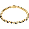 Bracelet > Diamond > 3/8 CTW > Sapphire & 2 > Blue