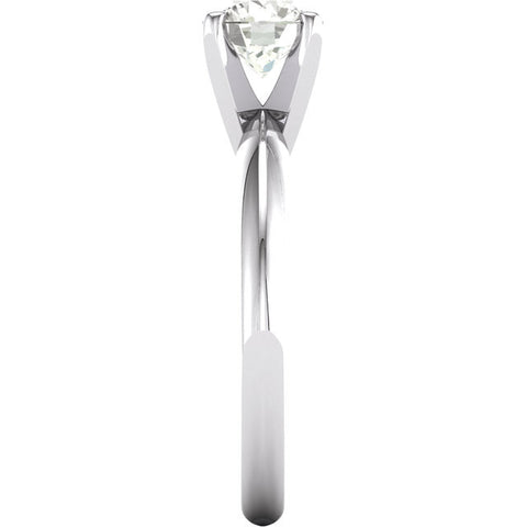 Ring > Moissanite > Created > Round > 8mm