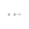 > Earrings > Stud > Ball > Finish > Bright