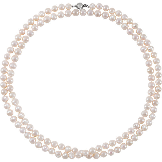 Strand > 42" > Pearl > Cultured > Freshwater