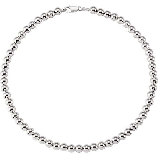 Chain > 18" > Bead > Hollow > 8mm