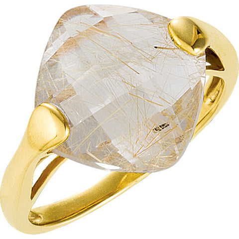 Ring > Quartz > Rutilated