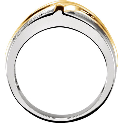Band > Diamond > 1/5 CTW > 7mm > Two-Tone > 14kt