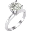 Ring > Moissanite > Created > Round > 8mm
