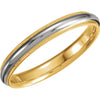 Band > Milgrain > fit > Comfort > Two-Tone > 3.5mm