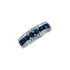 Ring > Anniversary > Diamond > CTW > 1/Sapphire & 1