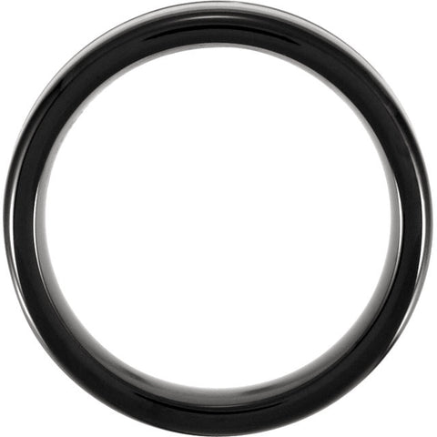 Band > Design > PVD > Black > Grooved > 7.5mm