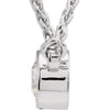 Necklace > 18" > Solitaire > Diamond > 1/4 CTW