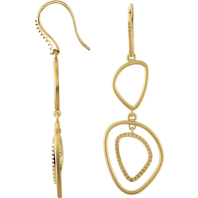 Earrings > Dangle > Silhouette > Open