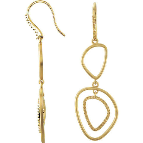 Earrings > Dangle > Silhouette > Open