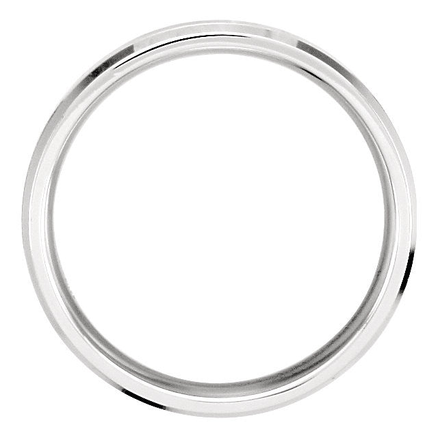 Finish > Satin > with > Band > Edge > Beveled > 6mm > Carved > Fancy