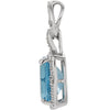 > Pendant > Diamond > .025 CTW > & > Amethyst
