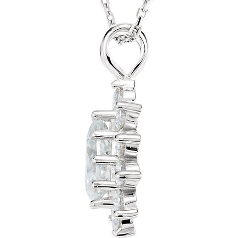 Pendant > Moissanite > Created