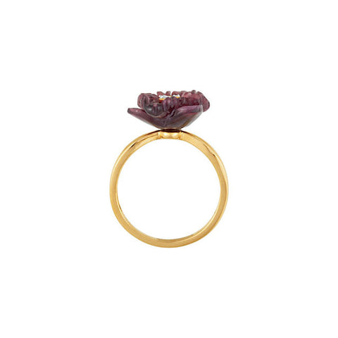 Ring > Garnet & Diamond > Brazilian > Genuine