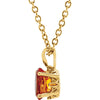 Necklace > 18" > Citrine > 8x6mm