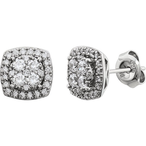 Earrings > Diamond > 3/4 CTW