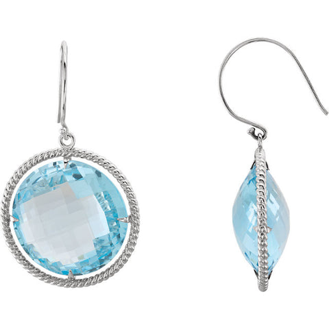 s > Dangle > Topaz > Blue > Sky > Silver > Sterling