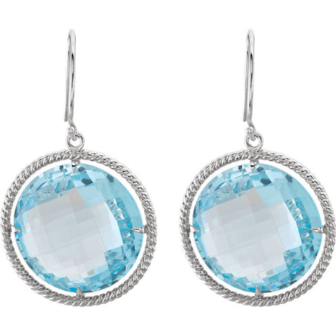 s > Dangle > Topaz > Blue > Sky > Silver > Sterling