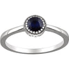 Ring > Birthstone > "April" > Sapphire > White