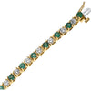 Bracelet > Diamond > 3/8 CTW > Emerald & 2