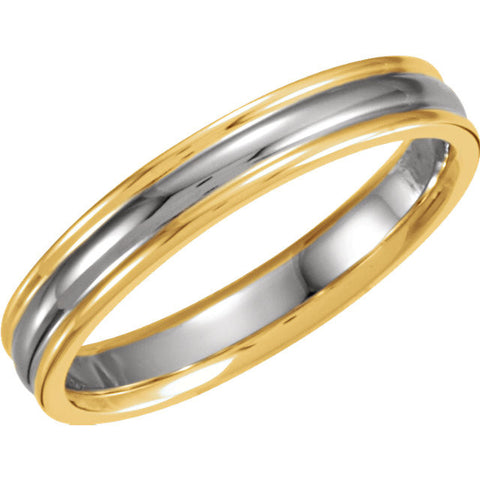 4mm > Band > Comfort-Fit > Two-Tone