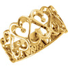 Band > Duo > Design > Heart > Ladies > 10mm