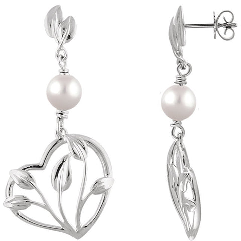 Earrings > Pearl > Cultured > Freshwater > 6mm