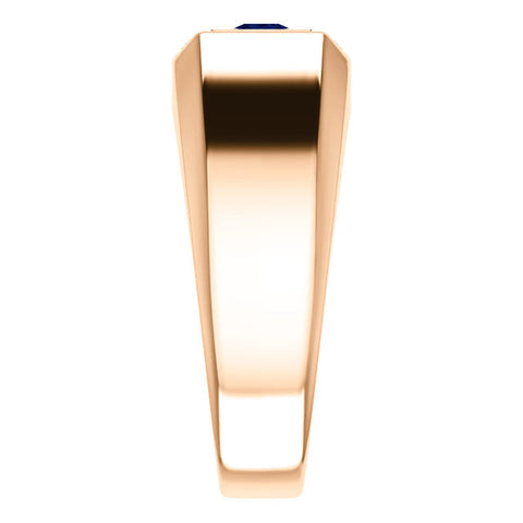 Ring > Men's > Sapphire > Blue > Created > Chatham®