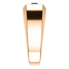 Ring > Men's > Sapphire > Blue > Created > Chatham®