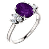 Ring > Diamond > 1/4 CTW > & > Topaz > Blue > Swiss